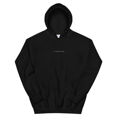 Fitness Alchemy Embroidered Unisex Hoodie (Black)