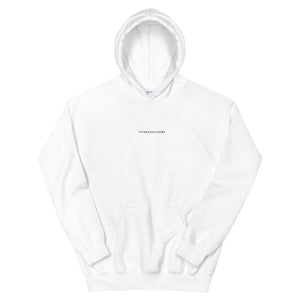 Fitness Alchemy Embroidered Unisex Hoodie (White)